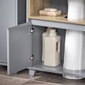 Miniatyrbillede 7 af 8: Rootz Sink Cabinet - Vanity Cabinet - Badeværelsesopbevaring - Forstørret lagerplads - 60x61x30cm - Vandbestandig silikonefodpuder