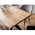 Miniatyrbild 5 av 8: Rootz Massive Dining Table - Loft Style - Rectangular Table - Acacia Wood - Handcrafted & Unique - 200 cm x 100 cm x 76 cm