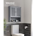 Miniatyrbillede 2 af 7: Rootz Badeværelsesskab - Opbevaringsenhed - Organizer - MDF-konstruktion - Mystical Grey - 30cm x 30cm x 82cm - Letvægts - Robust - Nem montering