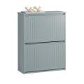 Pikkukuva 1 / 9: Rootzin säädettävä kenkäkaappi - Kengänkippi - Kenkäteline - Monipuolinen säilytystila - Säädettävät lokerot - Helppo koota - 61cm x 81cm x 26cm