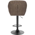 Miniatyrbillede 6 af 10: Rootz Barstolssæt - Bordskamler - Justerbare barstole - Ergonomisk design - Slidstærkt kunstlæder - Stabil metalbund - 94cm-116cm x 50cm x 40cm