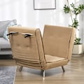 Miniatyrbillede 8 af 10: Rootz Hvilestol - Lounge Chair - Enkeltseng - Justerbart ryglæn - Fløjlsstof - 77cm x 88cm x 83cm