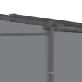 Miniatyrbild 4 av 5: Rootz Pergola - Fästen ingår - Utdragbart tak - Mörkgrå - 2,97 m x 2,95 m x 2,3 m