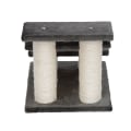 Miniatyrbillede 6 af 9: Rootz Hundetrappe 3 trin - Grå - Spånplade, Stof - 17,72 cm x 13,78 cm x 13,39 cm