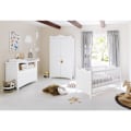 Miniatyrbillede 1 af 11: Rootz Nursery Set 'Florentina' - Cot Bed - Changing Unit - Convertible Design - Dimensioner: COT 146x76x85cm, skiftende enhed 130x77x101cm, garderobe
