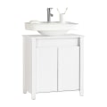 Miniatyrbillede 1 af 9: Rootz vask underskab - Badeværelsesskab - Opbevaring under vask - Justerbar hylde - Fugtbestandig - Nem montering - 60 cm x 65,5 cm x 34 cm