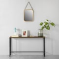 Miniatyrbild 4 av 11: Rootz Vintage Console Bord - Hallbord - Sideboard - MDF och metall - Robust, utrymmesbesparande, Non-Wobble Design - 120cm x 65cm x 20cm