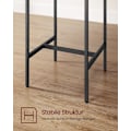 Miniatyrbillede 5 af 7: Rootz Bar Bordsæt - Bistro Bordsæt - Pubbord og stole - Spånplader og stål - 60cm x 60cm x 90cm - 30cm x 40cm x 65cm - 19,1kg