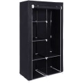Miniatyrbillede 1 af 7: Rootz Garderobe XL - Garderobeskab - Sammenfoldelig Garderobe Sort