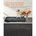 Miniatyrbillede 5 af 6: Rootz mørkegrå hundeseng - kæledyrsmåtte - polstret seng - PV plysmateriale - PP fyld - gummiknopper stof - ortopædisk støtte - behagelig søvn - nem a