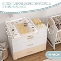 Miniatyrbild 5 av 8: Rootz skötunderlägg - Baby Change - Blöjebyte - MDF - Säkert material - 70cm x 75cm x 10cm