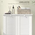 Pikkukuva 5 / 10: Rootz Pesukaappi - Pesulan järjestäjä - Lajitteluyksikkö - Tyylikäs ja kestävä MDF - 70 x 38 x 73 cm - valkoinen
