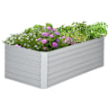 Pikkukuva 1 / 11: Rootz Plant Potin korotettu kukkapenkki - kätevä puutarhakohta - teräs - pitkäkesto - 180 cm x 90 cm x 59 cm - sisä-/ulkokäyttö