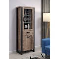 Pikkukuva 7 / 7: Rootz Wooden Display - Furniture - Furnishing - Showcase - Item Piece - Creation - Article - Brown & Black - 70 x 195 x 45 cm