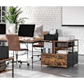 Miniatyrbillede 7 af 9: Rootz Arkivskab - Kontorskab - 1 Skuffe - Åbne rum - Skænk - Forarbejdet træ - Metal - Industriel - Brun - Sort - 82 x 40 x 75 cm
