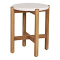 Pikkukuva 2 / 8: Rootz Terracina -pöytä - Acacia Wood Table - Pyöreä oleskelupöytä - Kestävä ja helppo puhdistaa - ø37x46cm