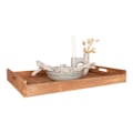 Miniatyrbild 1 av 3: Rootz Faro Tray - Servering Tray - Display Tray - Rustic Teak Wood Charm - 58 cm x 38 cm x 7cm