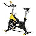 Miniatyrbillede 1 af 9: Rootz motionscykel - Cykeltræner - Højdejusterbar motionscykel - Fitnesscykel - Rulletræner - LCD Display - 50 x 100 x 101-113 cm