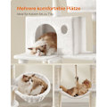 Miniatyrbillede 4 af 7: Rootz Cat kradsestolpetræ - trætårn - kradsetårn - spånpladebygning - 60 cm x 50 cm x 206 cm