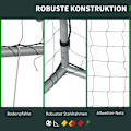 Pikkukuva 5 / 10: Rootz Soccer maalisetti - Kannettava jalkapalloverkko - Säänkestävä jalkapalloverkko - Tukeva teräsrunko - Helppo koota - 240cm x 85cm x 160cm