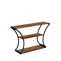 Miniatyrbillede 1 af 6: Rootz Flurt Console Table - Hallway Table - Entryway Table - Rumbesparende design - 120 cm x 30 cm x 80 cm