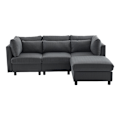 Pikkukuva 1 / 11: Rootz Modern 3 istuttava kulmasohva - Mukava sohva - Ergonominen sohva - Selkätuki - 220L x 157P x 81H cm