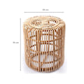 Miniatyrbillede 7 af 8: Rootz Rattan Sidebord | Sluttabel | Sofabord ALAMAYA
