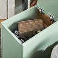 Miniatyrbild 8 av 8: ROTZ SOFA SIDA TABLE - END TABLE - Sängbordet - 3 lådor för förvaring - Pine MDF Stabilitet - 24 x 60 x 60 cm