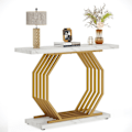 Miniatyrbillede 1 af 9: Rootz Chic konsolbord - Sofabord - Entrébord - Smuds- og ridsefast - 100 cm x 30 cm x 82 cm