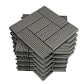 Pikkukuva 1 / 7: Rootz Premium WPC Click -laatat - Ulkolattia - Terassilaatat - Kestävä, säänkestävä, helppo asentaa - 30 cm x 30 cm x 2 cm