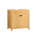 Miniatyrbillede 1 af 9: Rootz badeværelsesopbevaringsskab - Skab under vask - Organizer - Justerbar hylde - MDF,E1 - PB,E1 - Vægt 13,8 kg - 60 cm x 60 cm x 35 cm