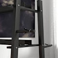 Pikkukuva 4 / 6: Rootz käsipainoteline - Kahvakuula - Painolevyt - 3 tasoa - Säädettävä - Teräs - Musta - 131 x 75 x 80 cm