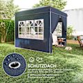 Pikkukuva 6 / 11: Rootz 2,5 metrin pop -up huvimaja - puutarhateltta - ulkokatos - UPF50+ Suojaus - 248L x 248W x 270H CM - Sisältää sivuseinät ja kantolaukut