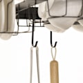 Miniatyrbild 5 av 7: Rootz 2 Level Black Dish Drainer - Drying Rack - Dish Organizer - Modulär design - 93 cm x 30 cm x 52,5 cm stål
