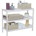 Miniatyrbillede 5 af 7: Rootz Bamboo 3-lags skostativ - Baderumsstativ - Opbevaringsstativ - Velegnet til 12 par sko - 70 x 26 x 55 cm