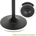 Miniatyrbillede 9 af 9: Rootz Barstol - Justerbar skammel - Drejestol - Komfortable fløjlssæder - Stabilt metalstel - Alsidigt design - 48cm x 38cm x 60-82cm