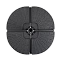 Miniatyrbillede 7 af 11: Rootz Paraply Stand - Paraply Base - Paraply Weight Base - Transportabel Paraply Base - 48 cm x 48 cm x 8 cm