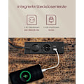 Miniatyrbild 5 av 8: Rootz Elektriskt stående skrivbord - Justerbart skrivbord - Sit Stand-skrivbord - Spånskiva/solid stål - 70cm x 160cm x 72-120cm - Whisper Quiet - 1,5