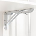 Miniatyrbillede 6 af 7: Rootz sammenklappeligt skrivebord - Computerbord - Arbejdsbord - Multifunktionelt, pladsbesparende, sikkert låsedesign - Hvid - 64 cm x 82 cm x 58 cm