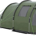 Miniatyrbillede 4 af 5: Rootz Campingtelt til 3-4 personer - Tunneltelt - To interiører - Netvinduer - Grøn - 4,75 x 2,64 x 1,72 m