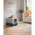 Miniatyrbild 2 av 8: Rootz Cat kattlåda set - Antracit Grey-Dove Grey - PP PC-material - Lätt att rengöra - Rymlig design - Luktkontroll - 54,3 cm x 42,5 cm x 37,8 cm
