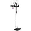 Miniatyrbillede 1 af 5: Rootz Basketball Hoop Stand - Justerbar kurv - Mobilt bagplade - Splintfrit design - 110 cm x 75 cm - Højde 295-365 cm