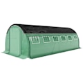Miniatyrbillede 1 af 10: Rootz 6 x 3 x 2 m Polytunnel Greenhouse - Tomato House - Plant Tunnel - UV -BLOCKER - 600 cm x 300 cm x 198cm