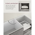 Miniatyrbillede 6 af 8: Rootz Opbevaringsskab - Skab - Organizer - Moderne Design - 90cm x 40cm x 120cm