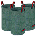 Miniatyrbillede 1 af 10: ROOTZ 3X120L Havesæk sæt - Vandtæt bladposer - UV -resistente affaldsposer - holdbar og sammenfoldelig - Ø45 x 76H cm