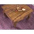 Miniatyrbillede 5 af 7: Rootz sofabord massivt træ Sheesham 60 cm bredt stuebord design mørkebrunt sidebord i landlig stil