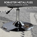 Miniatyrbillede 7 af 11: Rootz Swivel Office Stol - Højdejusterbar - Roterende lænestol - Maksimal komfort - 60 cm x 60 cm x 79-91 cm - Sort