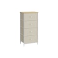 Miniatyrbillede 1 af 9: Rootz Opbevaringsskab - Garderobeskabe - Kommode - Spånpladestål - 30cm x 45cm x 91,7cm - Camel Yellow-Cream White