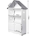 Miniatyrbillede 3 af 9: Rootz børnebogreol - Opbevaringshylde til børn - Organisering af børneværelser - Holdbar E1 MDF - Sikker og stabil - Nem montering - 28,3 cm x 115 cm