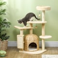 Pikkukuva 2 / 10: Rootz Cat Tree - Leikkikeskus - Raaputustolppa - Mukava riippumatto - Pehmeä pehmo - 56cm x 48cm x 112cm